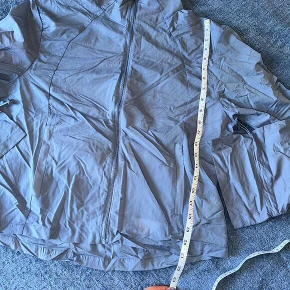 Zyia Active Blue Windbreaker Cropped Women Large - Picture 9 of 9